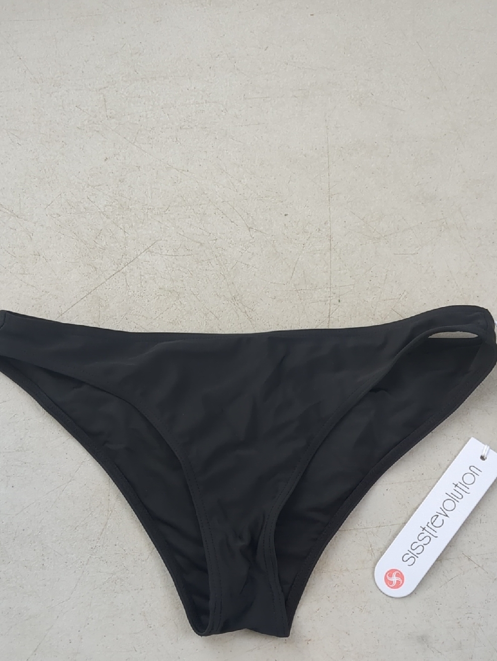 Sisstrevolution Black Classic Bikini Bottom